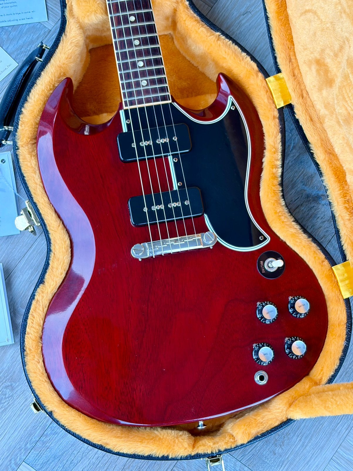 Gibson Custom Shop ’63 SG Special VOS 2022 – Cherry, Ophalen, Zo goed als nieuw, Gibson