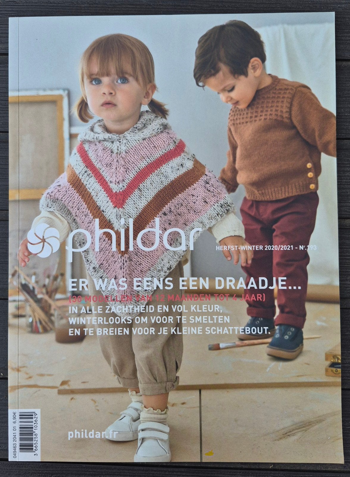 Breiboek Phildar nr. 193, Ophalen, Nieuw, Breien, Patroon of Boek