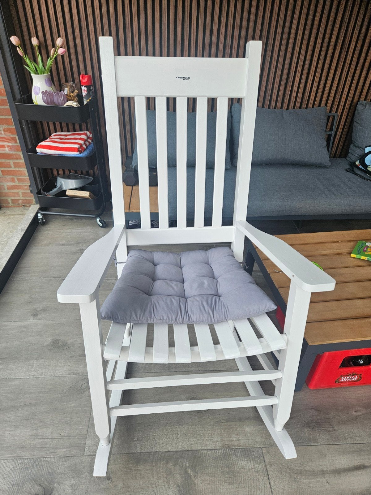 schommelstoel childhome, Kinderen en Baby's, Ophalen, Zo goed als nieuw, Stoel(en)