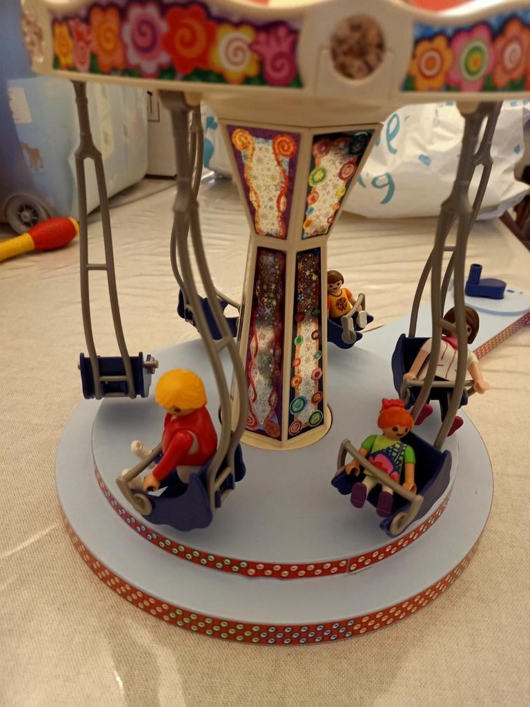 Playmobil kermis molen heeft licht en draai, Ophalen