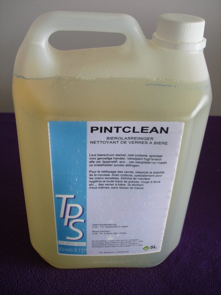 Industriële bierglasreiniger Pintclean 5 L. voor de horeca., Enlèvement