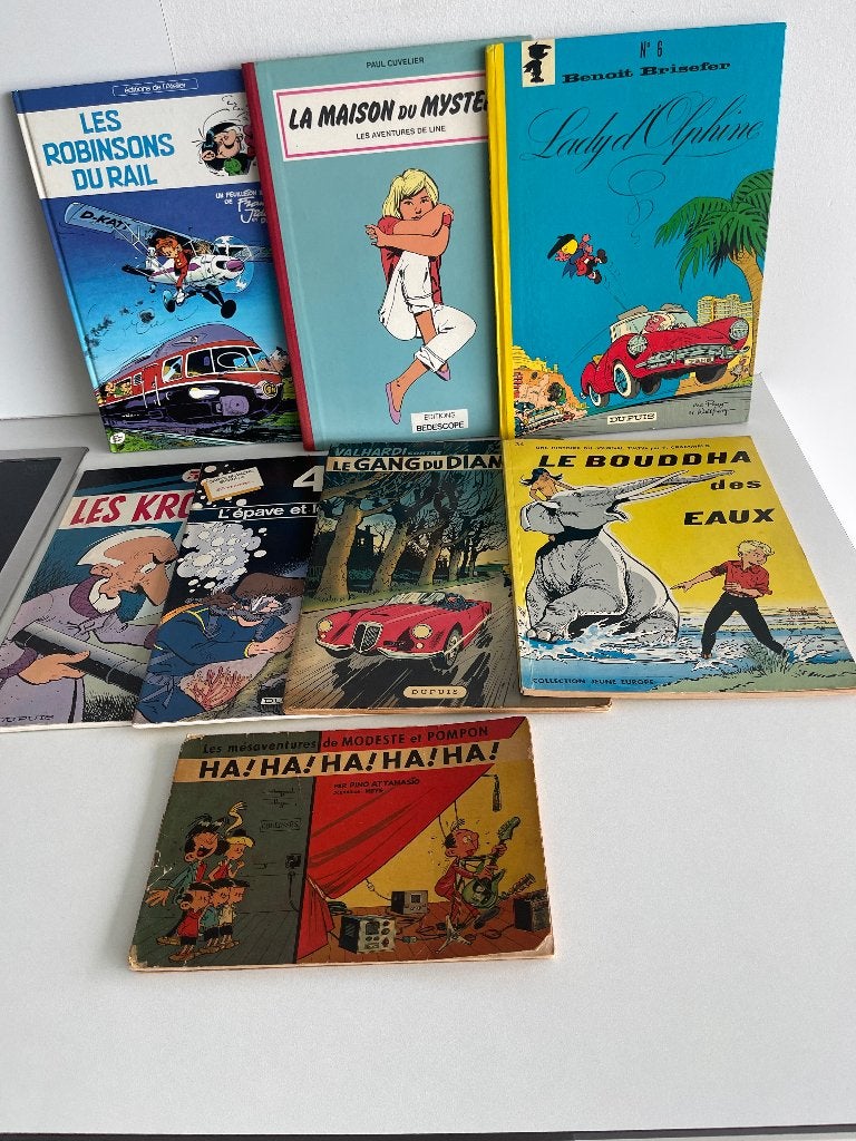Lot de BD anciennes en E.O., Livres, Plusieurs BD, Enlèvement ou Envoi, Utilisé