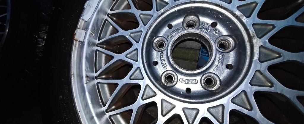 Mahle BBS RZ RA 15 INCH 5X110 Saab Opel Alfa, Auto-onderdelen, Banden en Velgen, Ophalen, Gebruikt, 15 inch, Banden en Velgen