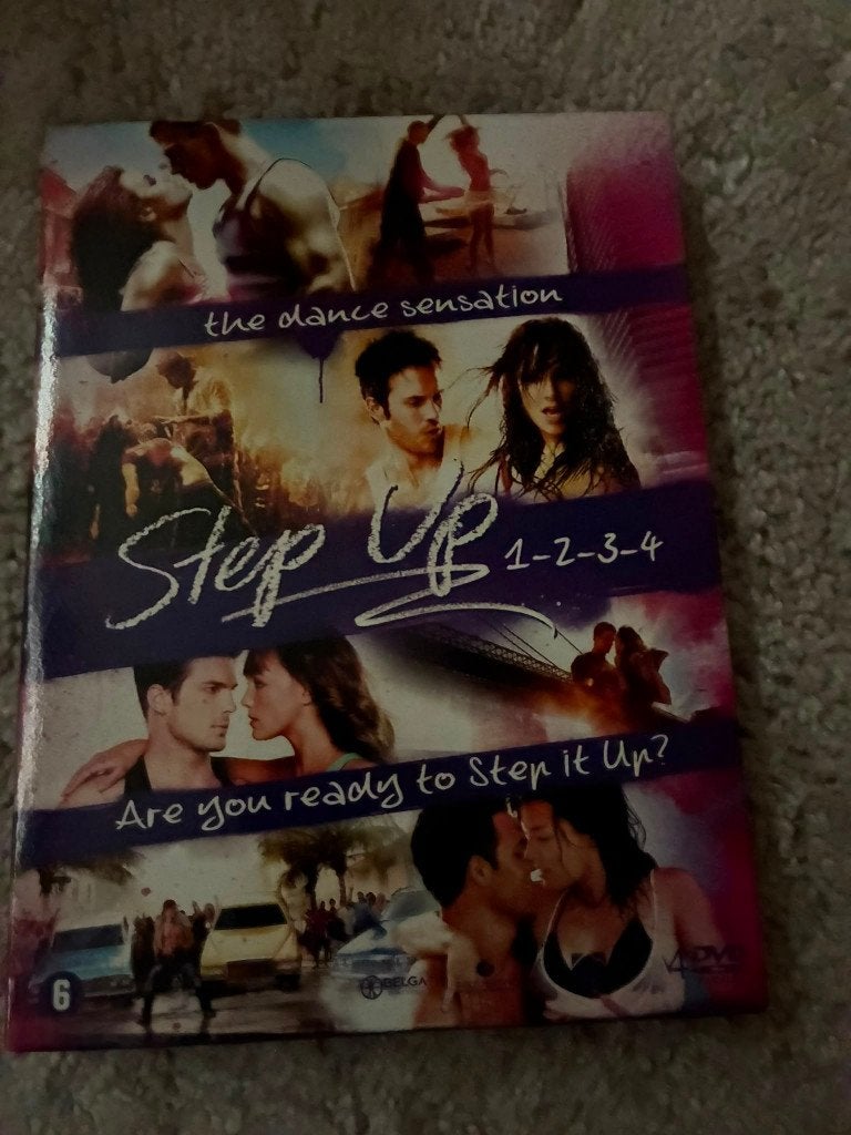 dvd Step Up box: 1, 2, 3 en 4, Enlèvement ou Envoi