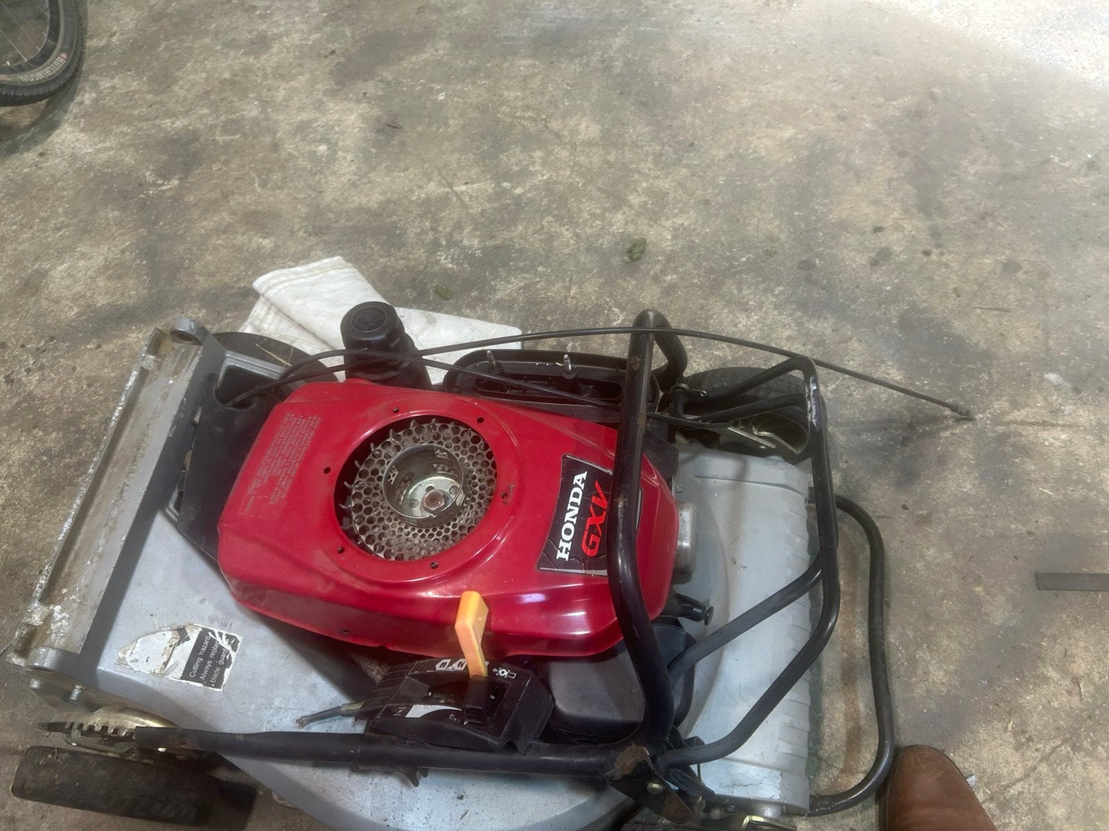 Honda grasmaaier, Ophalen, Gebruikt, Handgrasmaaier