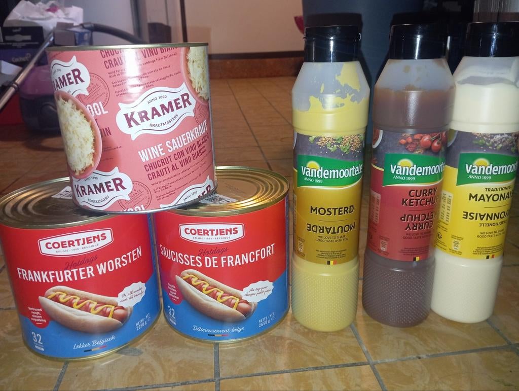 Hotdog (teveel gekocht voor een feestje), Enlèvement