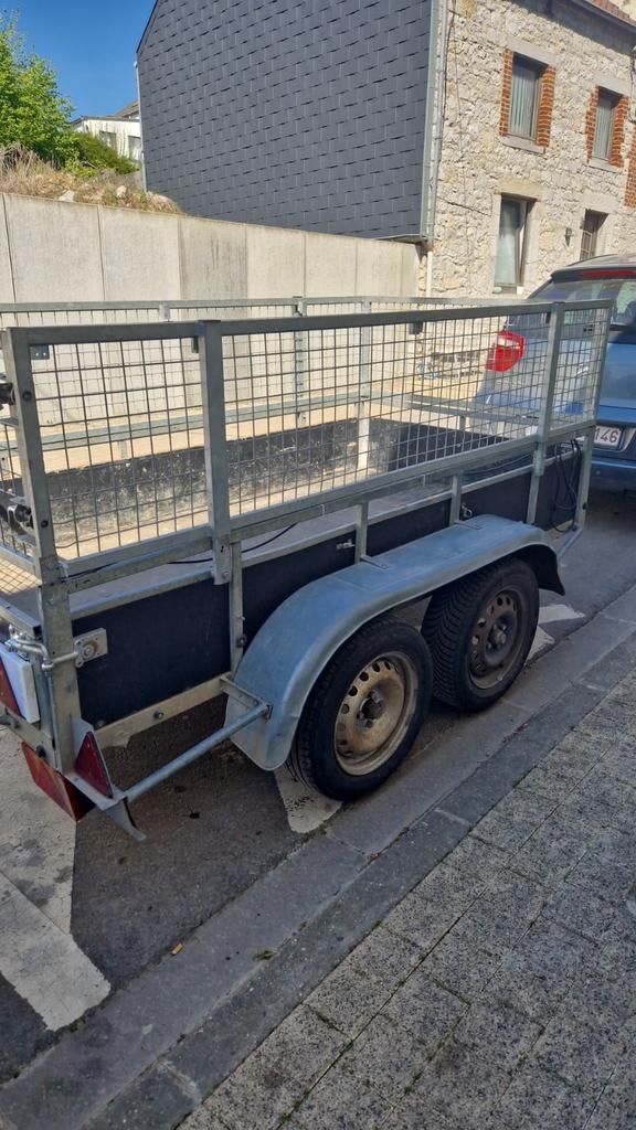 Remorque double essieux, Autos : Divers, Remorques, Enlèvement ou Envoi