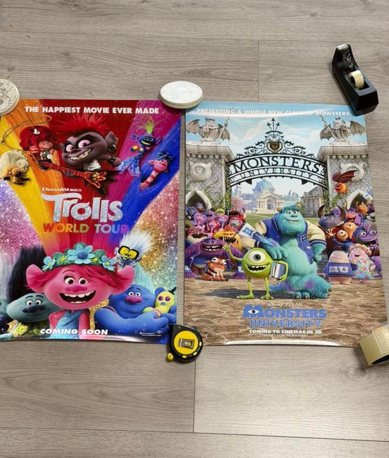 Nouvelle affiche de 2 films Trolls & Monsters Set Poster, Collections, Enlèvement ou Envoi, Neuf, Film, Affiche