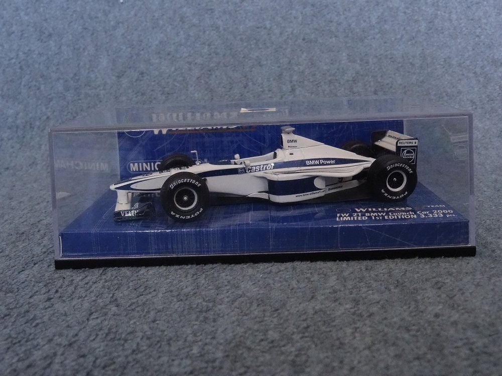 F1 BMW Williams FW21 launch car 2000 Minichamps 1:43 OVP, Hobby en Vrije tijd, Modelauto's | 1:43, Ophalen of Verzenden, Gebruikt