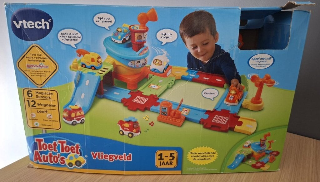VTech Toet Toet (garage, vliegveld, Tractor en dierenkar)), Kinderen en Baby's, Speelgoed | Vtech, Ophalen, Gebruikt