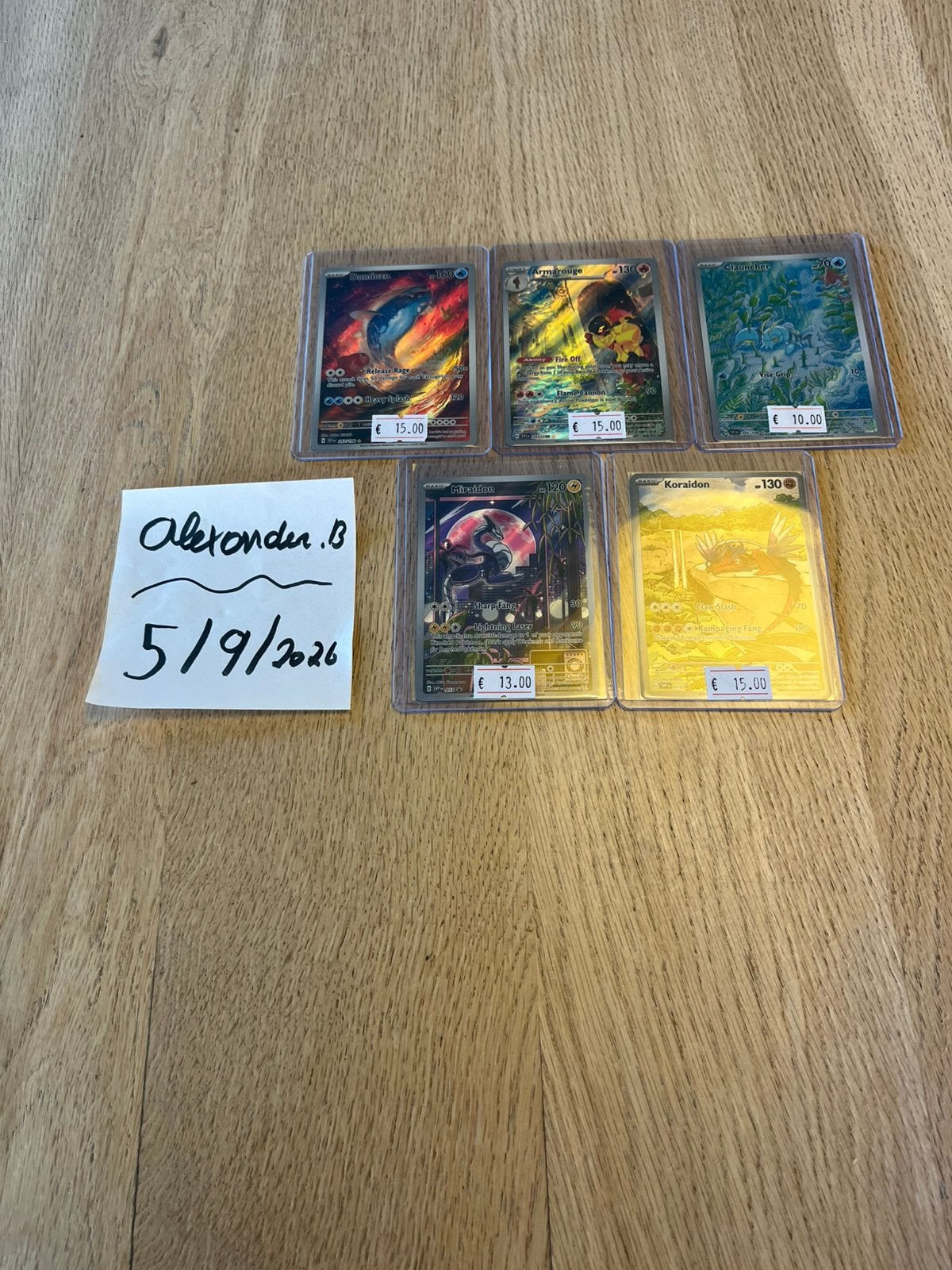 Pokemon kaarten van : Scarlet en Violet, Enlèvement ou Envoi, Comme neuf