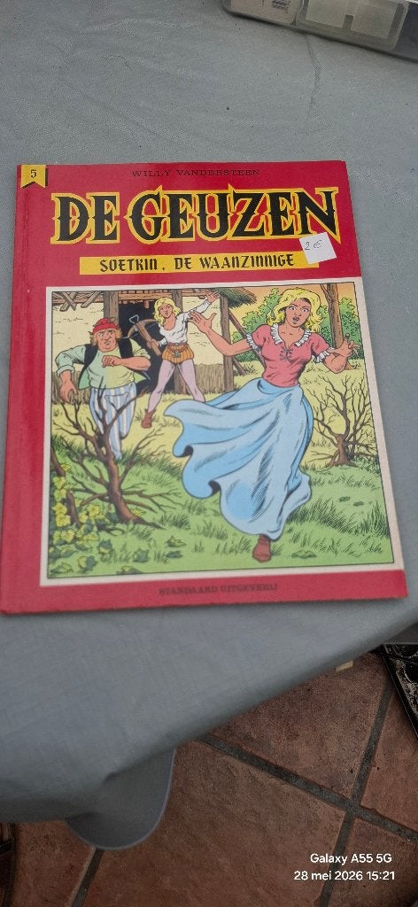 strip nr 5 De Geuzen: Soetkin De waanzinnige, Boeken, Stripverhalen, Willy vandersteen, Eén stripboek, Ophalen of Verzenden, Zo goed als nieuw