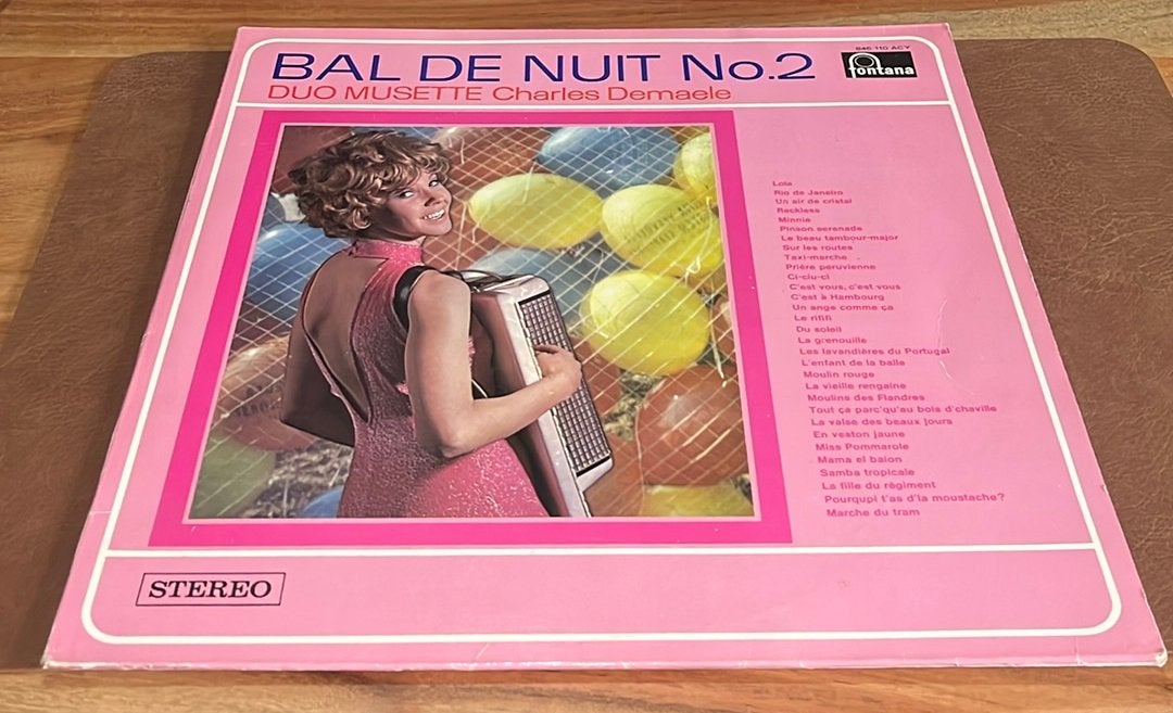 Duo Musette Charles Demaele - Bal de nuit no.2 - vinyl LP, Ophalen of Verzenden, Gebruikt