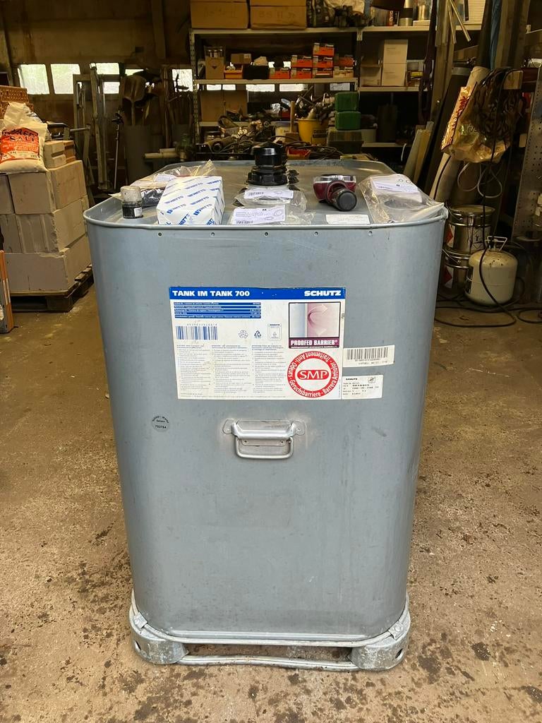 Dubbelwandige mazouttank, Ophalen