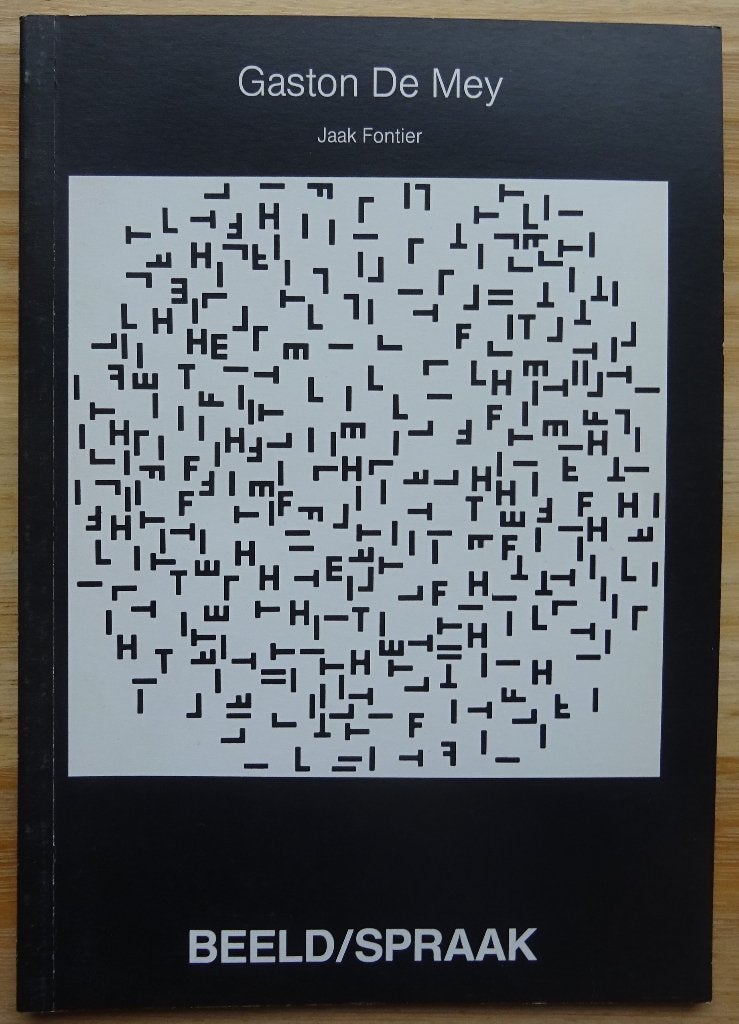 Gaston De Mey, monografie 1990, Beeld/Spraak, Gelezen, Jaak Fontier, Ophalen of Verzenden, Schilder- en Tekenkunst