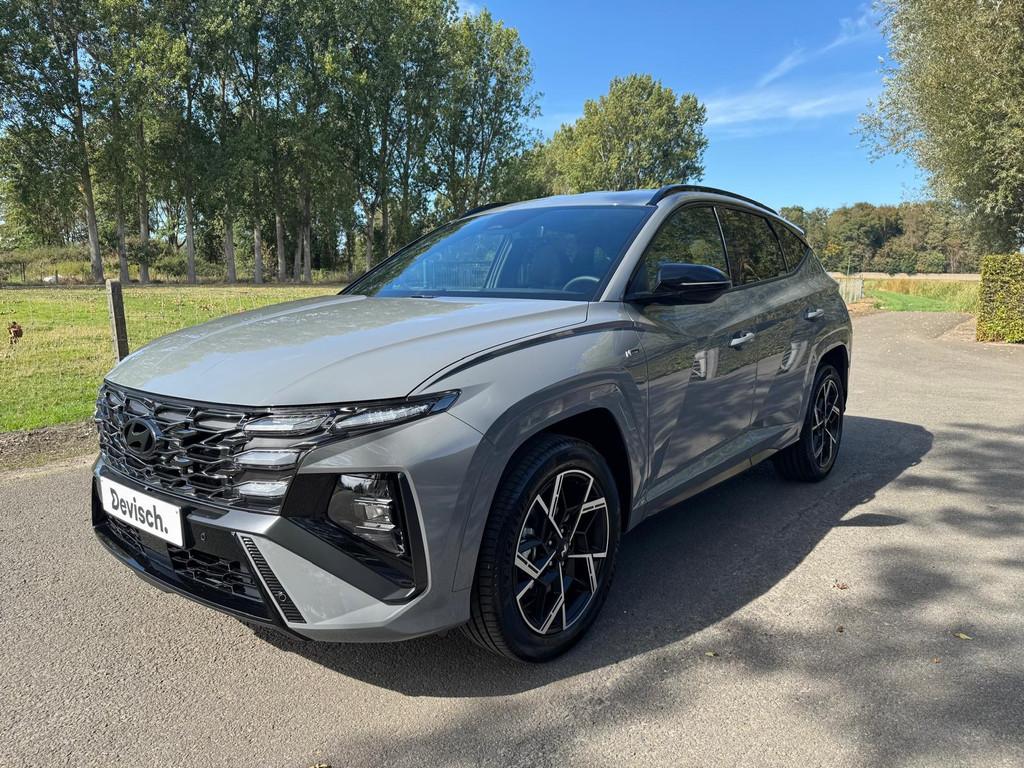 Hyundai Tucson HEV 1.6 T-GDi A/T FEEL N-LINE 239 A6, 239 pk, 176 kW, 4 cilinders, Leder en Stof