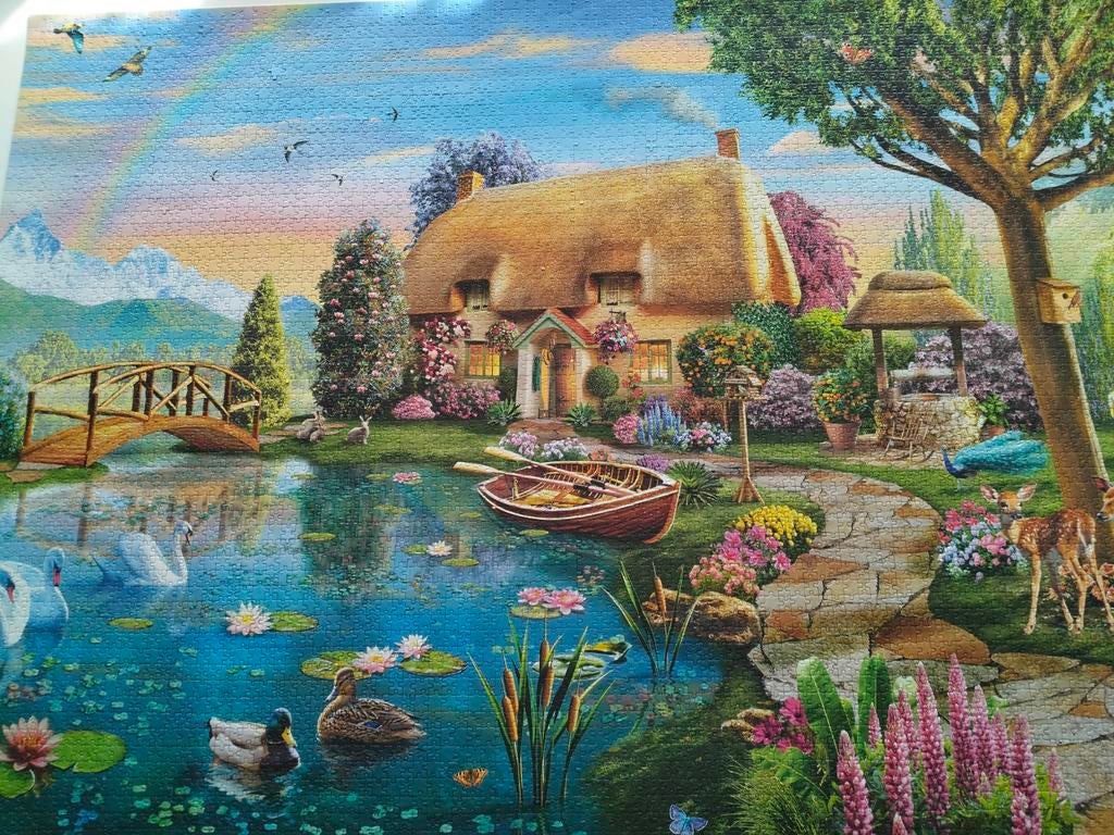 Puzzel 6000 stukjes, Ophalen, Meer dan 1500 stukjes, Zo goed als nieuw, Legpuzzel