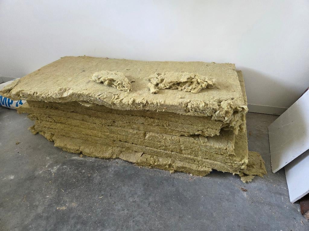 Isolatiematten Rockwool, Doe-het-zelf en Bouw, Isolatie en Afdichting, Ophalen, Gebruikt, 4 tot 8 cm