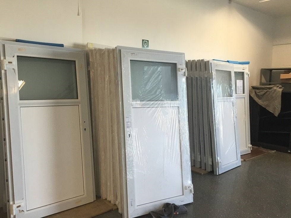 PORTE PVC BLANCHE – DOUBLE VITRAGE, Bricolage & Construction, Enlèvement, Neuf, Double vitrage
