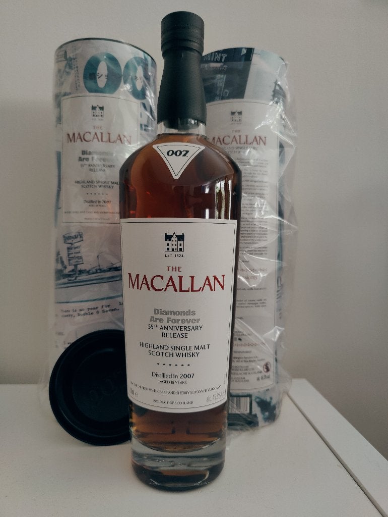 Macallan James Bond 007 Diamonds are Forever, Neuf, Pleine, Enlèvement, Autres types