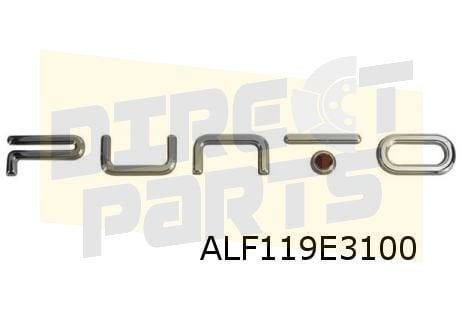 Fiat Punto embleem tekst ''Punto" achterzijde Origineel!  51, Auto-onderdelen, -, Verzenden, -, Nieuw