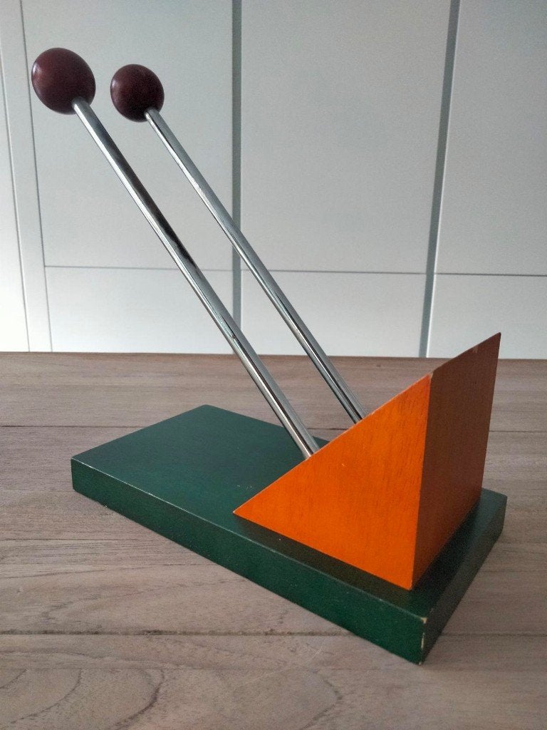 1980s 90s vintage design postmodern object briefhouder, Enlèvement ou Envoi, Maison et Meubles