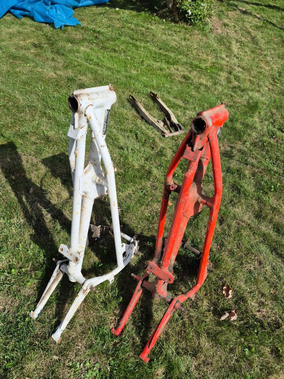 Cadre Frame Honda MT5 bras oscillant MTX OT, Enlèvement, Bleu
