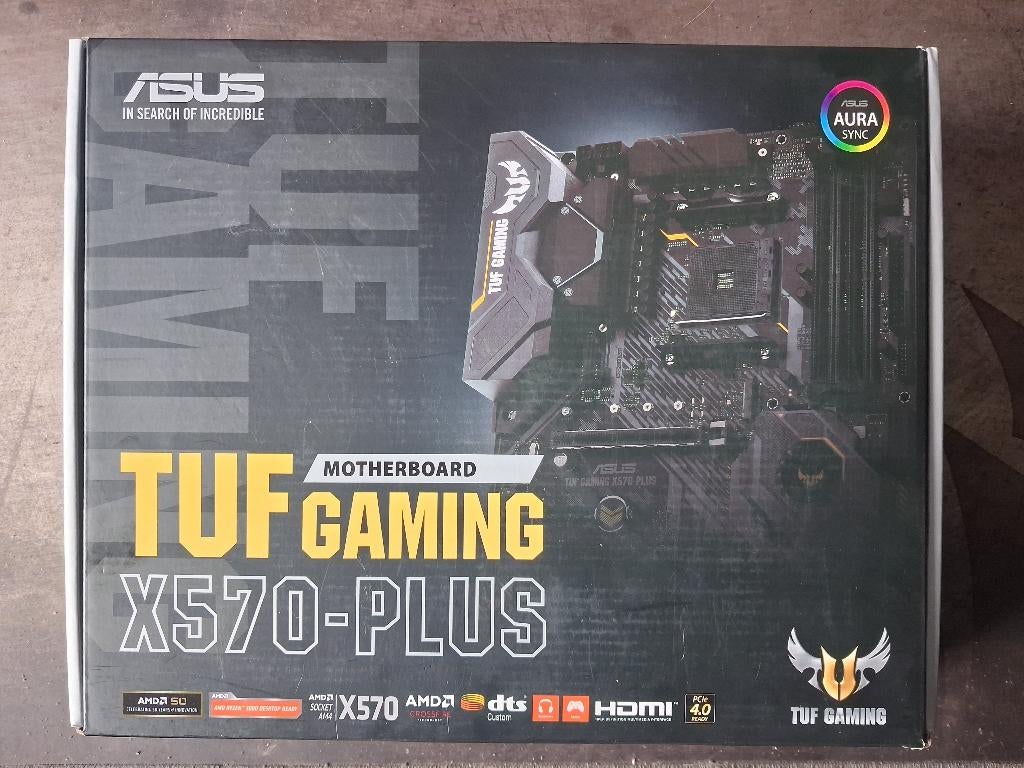 Carte mère Asus TUF GAMING X570-PLUS, Informatique & Logiciels, Cartes mères, Enlèvement ou Envoi, DDR4, Comme neuf, Socket AM4