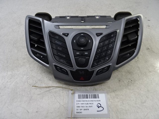 RADIO Ford Fiesta 6 (JA8) (01-2008/12-2017) (8A6T18K811BE), Gebruikt, Ford