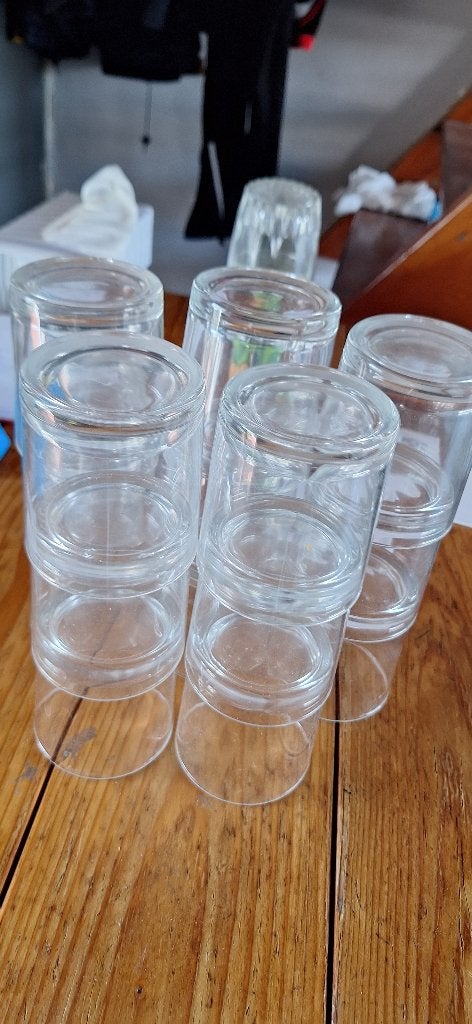 Glazen, Ophalen, Gebruikt, Frisdrankglas