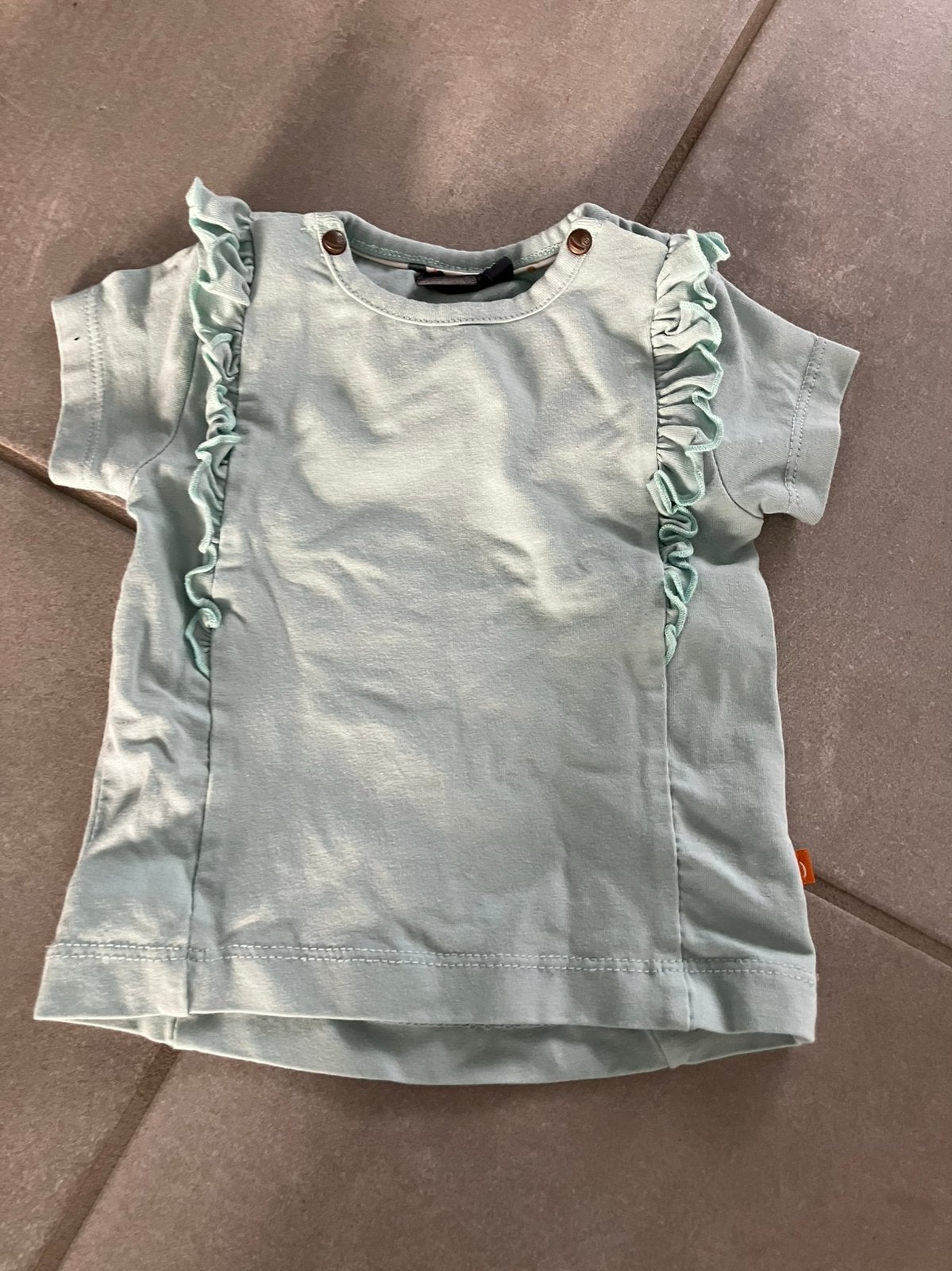 BabyFace lichtgroen T-shirt zonder mouwen maat 62, Kinderen en Baby's, Babykleding | Maat 62, Ophalen, Zo goed als nieuw, Meisje