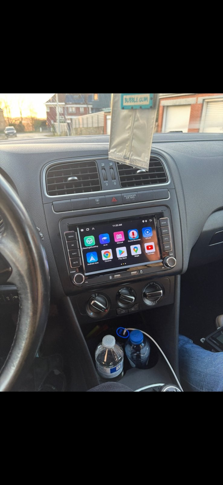 Autoradio vw carplay Bluetooth  golf 6 polo gps radio waze, Ophalen, Nieuw