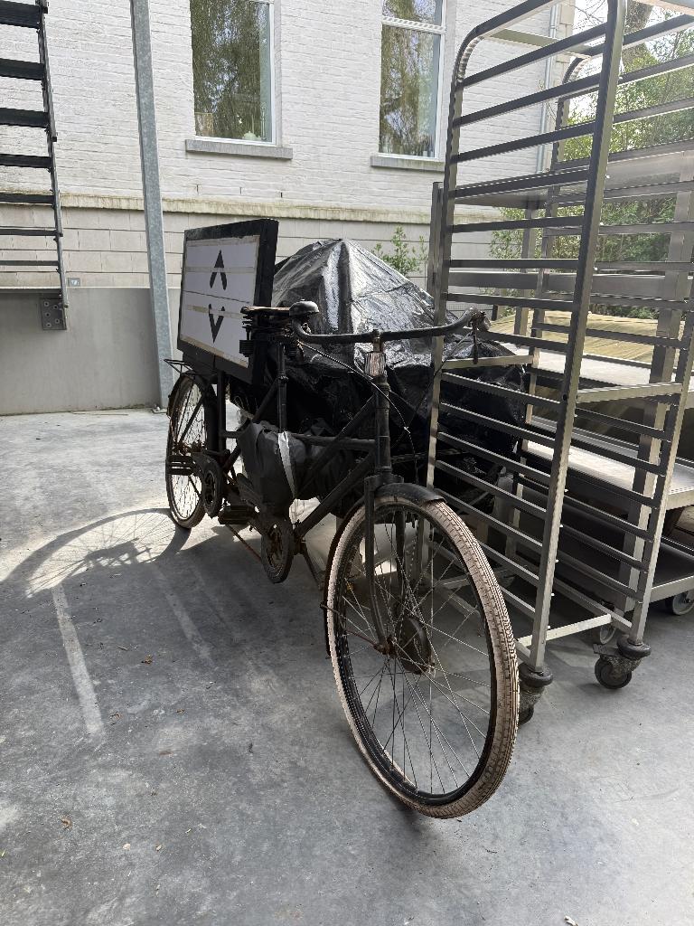 vintage antieke tandemfiets, Enlèvement, Utilisé, Moins de 10 vitesses
