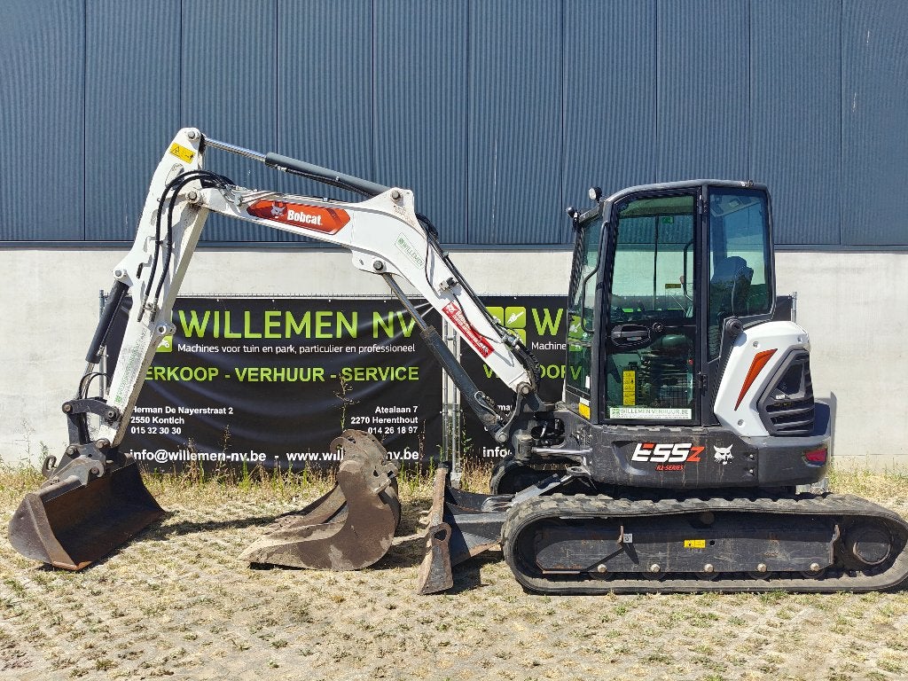 Bobcat E55z BJ2022 +- 575h, Enlèvement, Excavatrice
