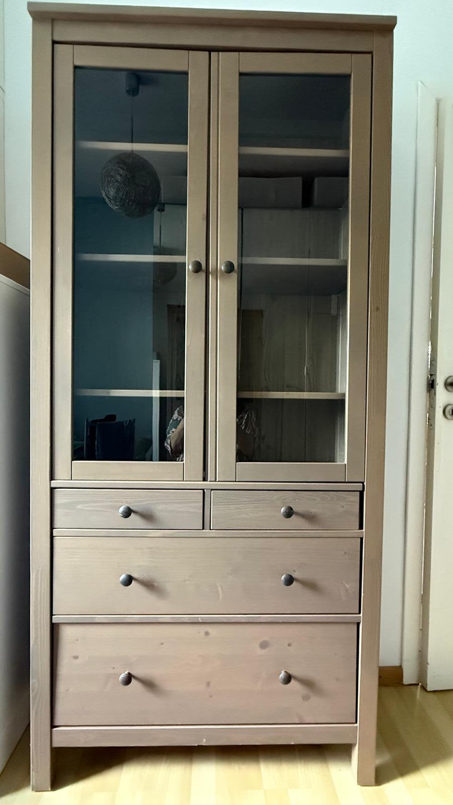Vitrinekast IKEA, Ophalen, Gebruikt, Glas