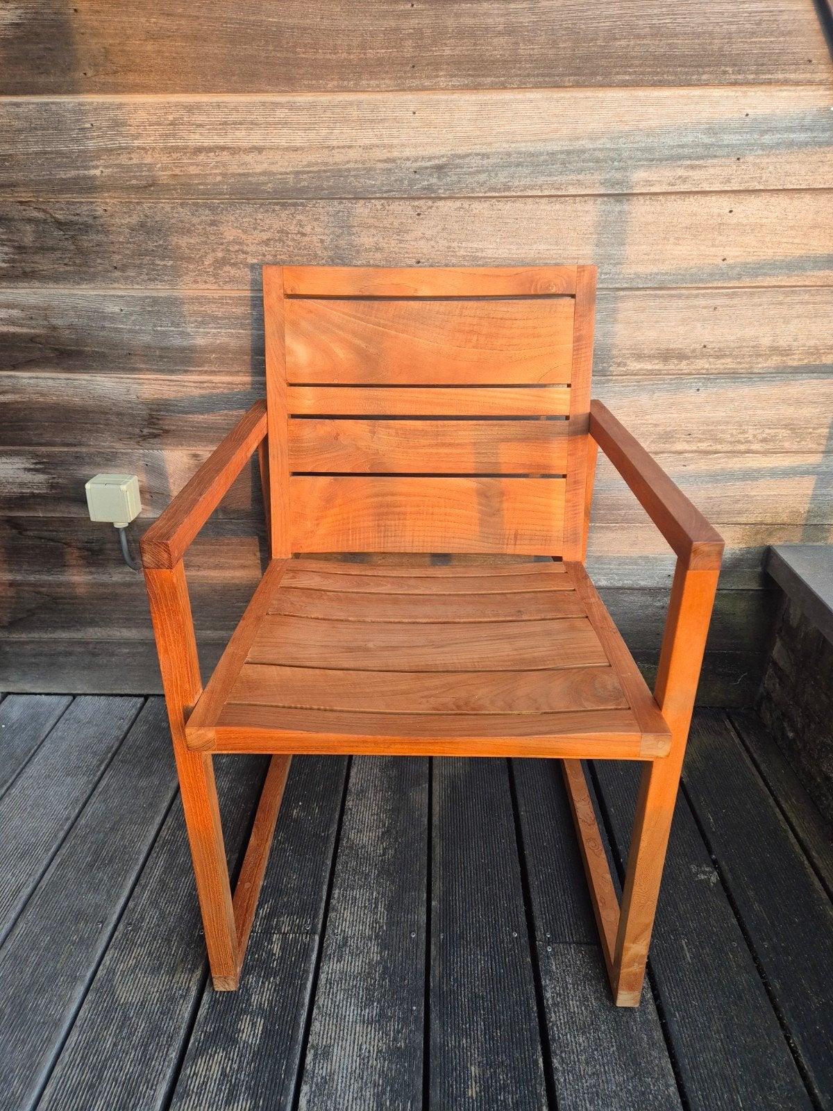Massief houten design stoel, Ophalen, Stoel