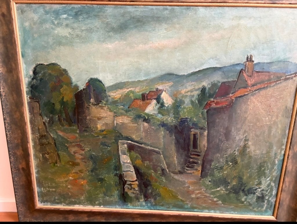 Karel Colnot olieverf landschap – Bergensche School, Antiek en Kunst, Kunst | Schilderijen | Klassiek, Ophalen, Klassiek, Olieverf