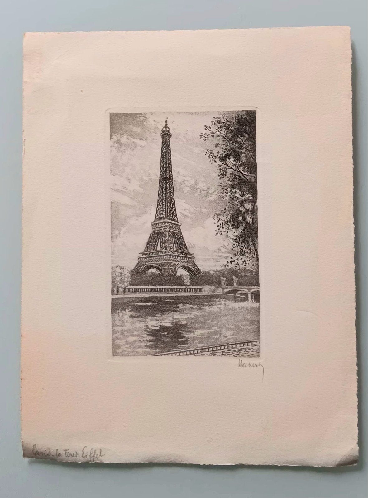ets, Paris la Tour Eiffel, Ophalen of Verzenden