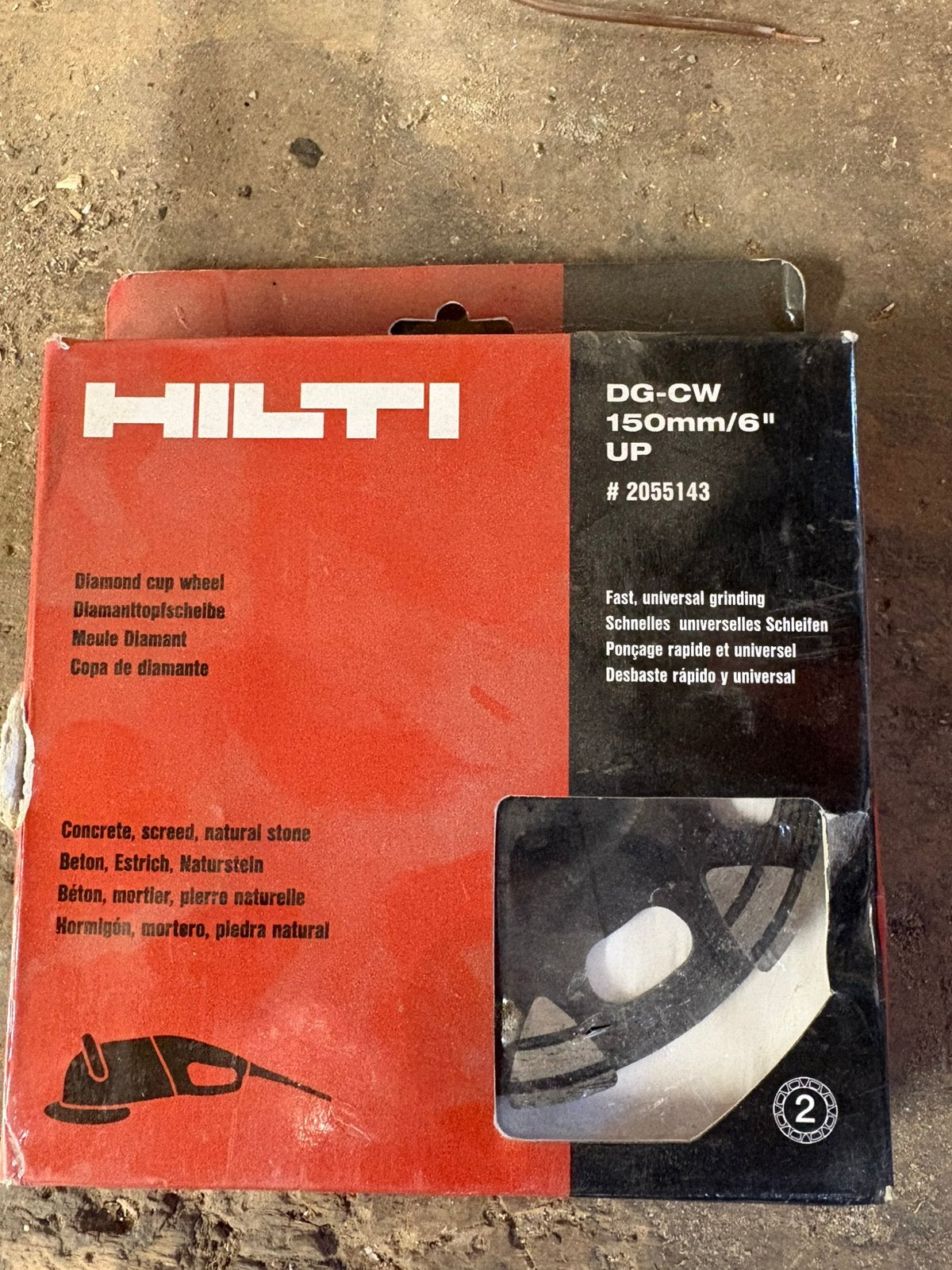 Diamantschijf voor hilti DG-CW 150mm/6", Doe-het-zelf en Bouw, Ophalen, Nieuw