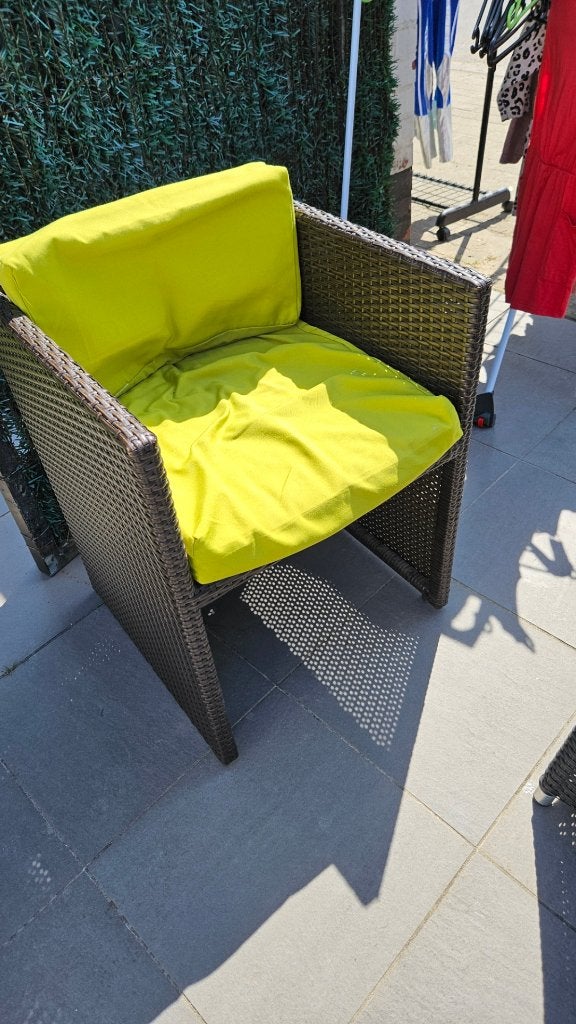 8 lounge zetsls/stoelen, Ophalen, Gebruikt, 8 zitplaatsen, Wicker