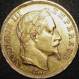 Goud - Frankrijk - 50 Francs - Napoleon III - 1866, Ophalen of Verzenden, Frankrijk, Losse munt, Goud
