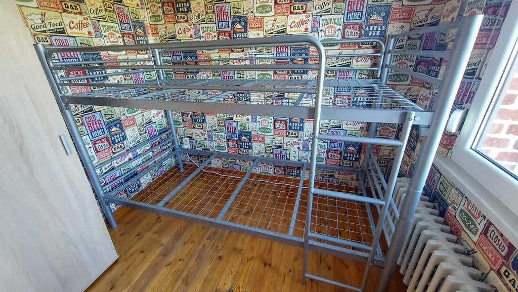 Lit superposés avec matelas, 100 cm, 210 cm, Enlèvement, Utilisé