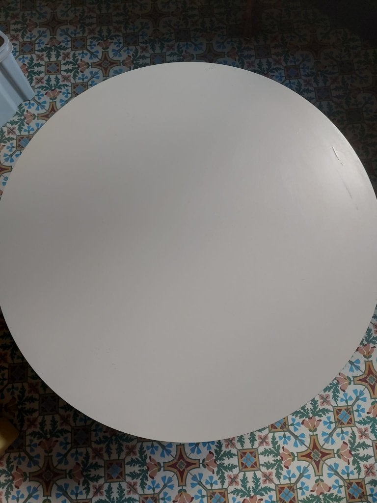 ronde salontafel IKEA, Ophalen