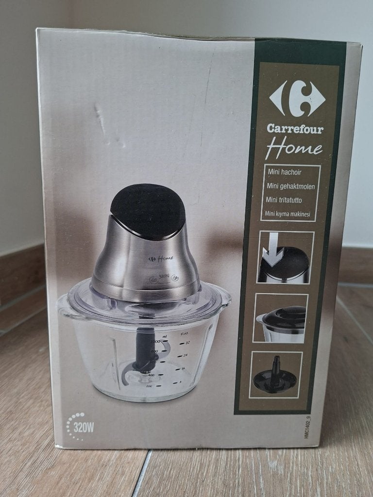 Mini gehaktmolen (Carrefour Home), Enlèvement ou Envoi, Neuf, Mélangeur de puissance