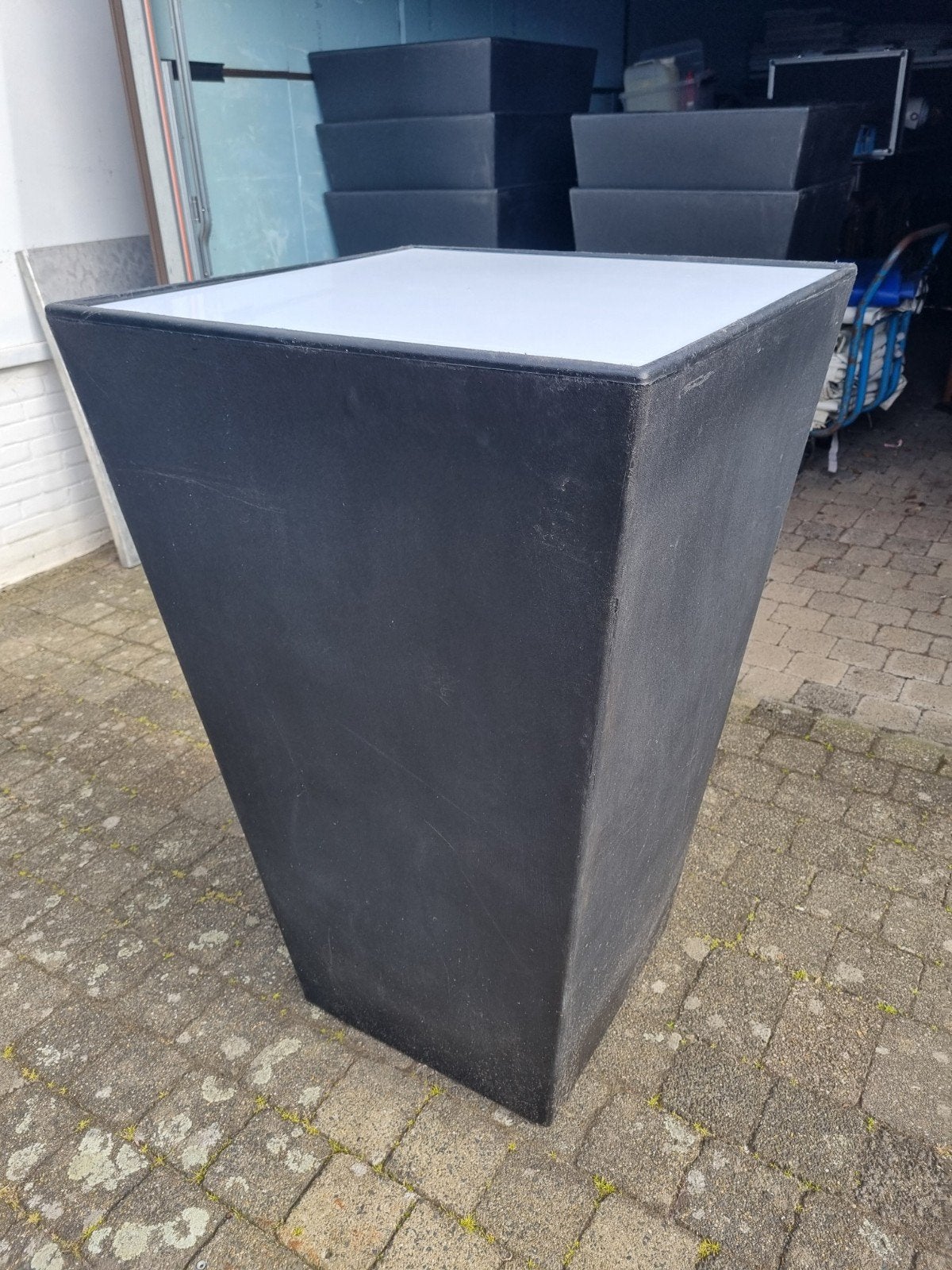 Coon hoge terrastafels, Ophalen