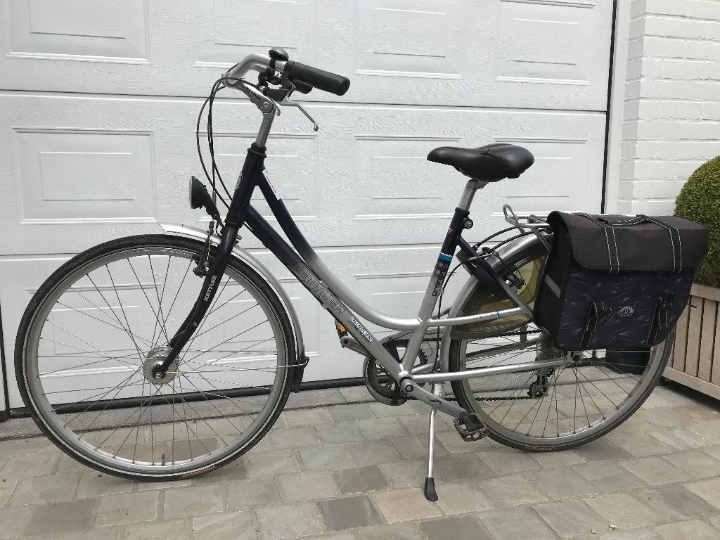 damesfiets, Fietsen en Brommers, Gebruikt, Velgrem, 47 tot 50 cm, Versnellingen