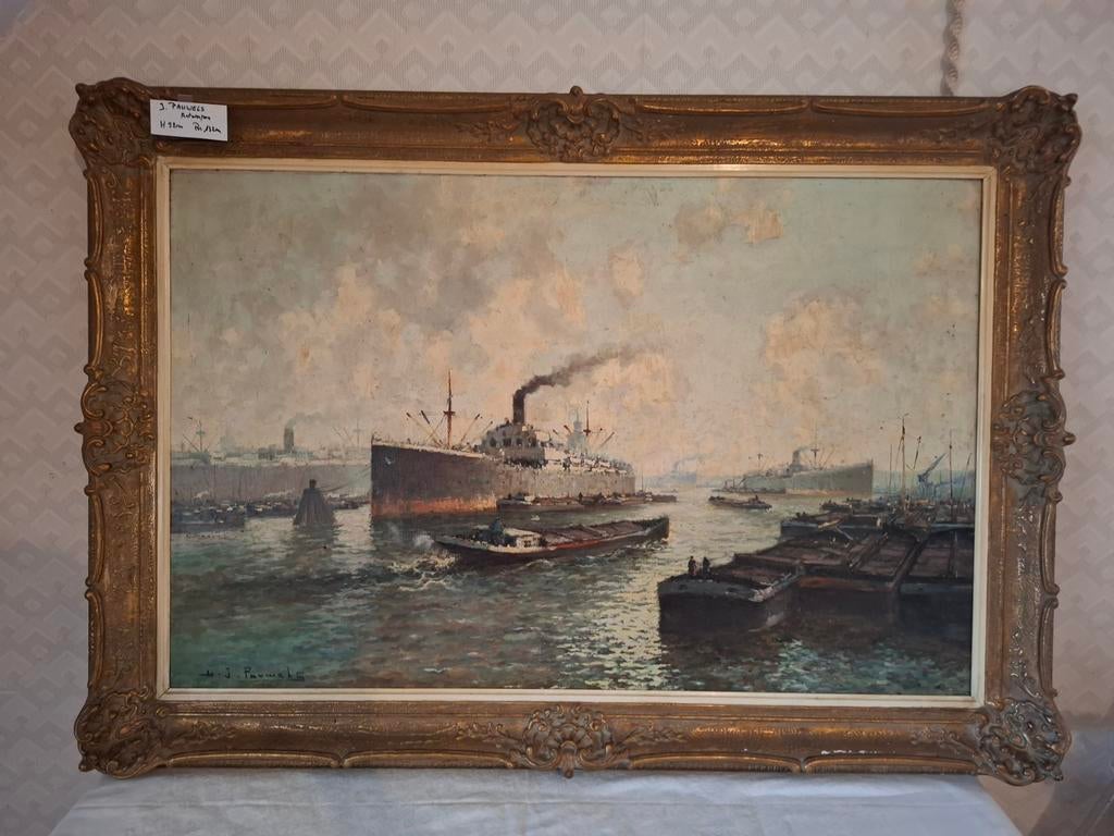 Schilderij H.J. Pauwels, Antiek en Kunst, Kunst | Schilderijen | Klassiek, Ophalen