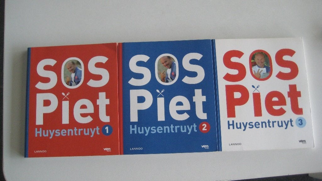 3 kookboeken van Piet Huysentruyt., Boeken, Kookboeken, Ophalen of Verzenden, Zo goed als nieuw, Europa, Hoofdgerechten