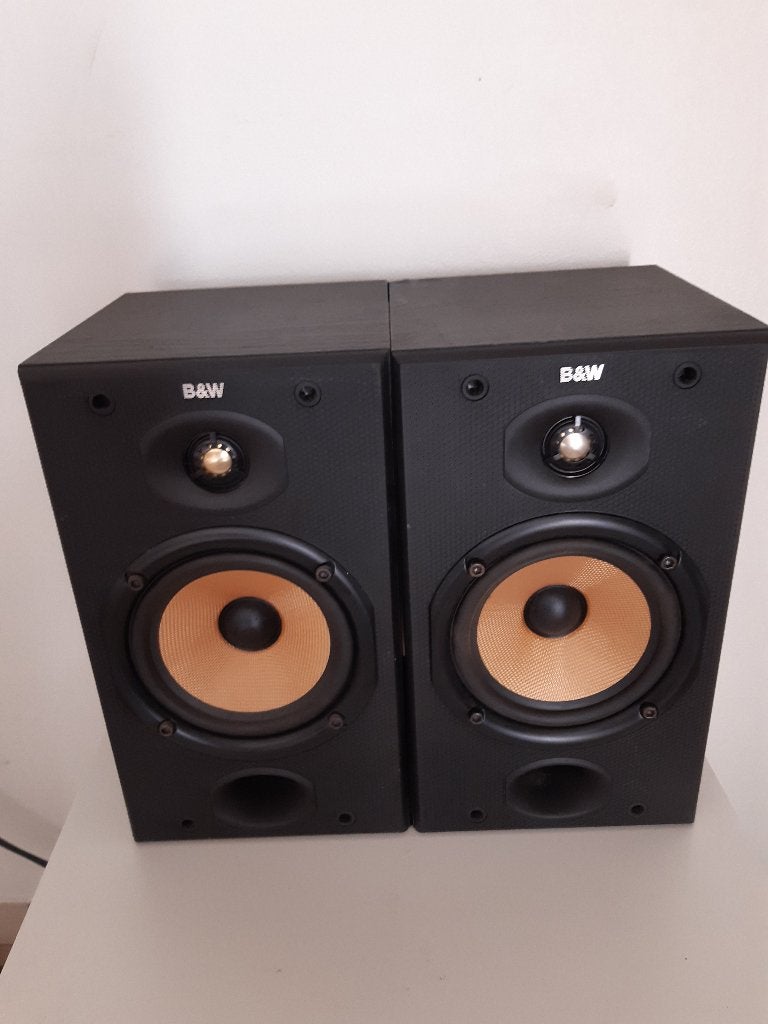 B&W DM601 bookshelf speakers, Basreflex, Ophalen, Gebruikt