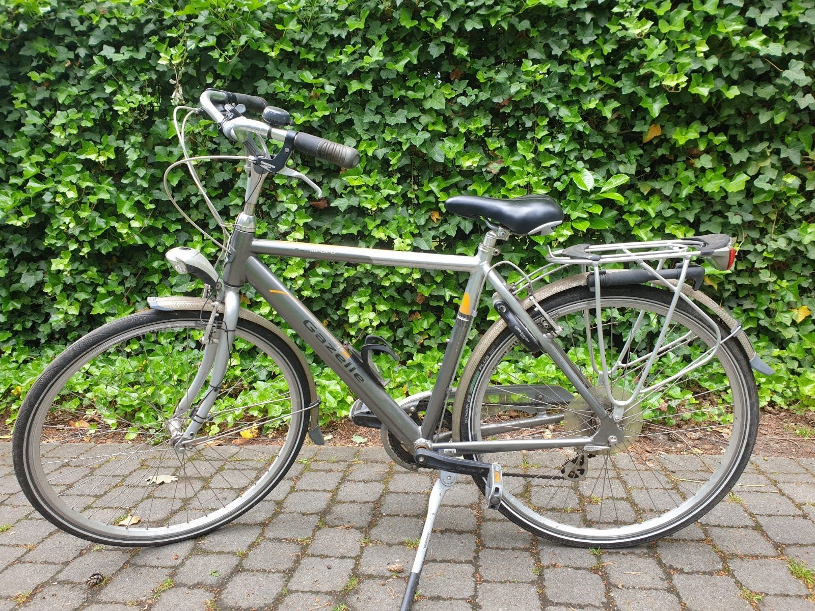 Herenfiets 28inch Gazelle, Ophalen, Velgrem, Versnellingen, Zo goed als nieuw